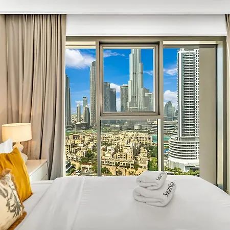 Smartstay At Burj Royale - Full Burj Khalifa View - Brand New Luxury Apartments Dubai Exterior foto